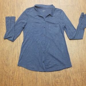 Blue Long Sleeved Shirt